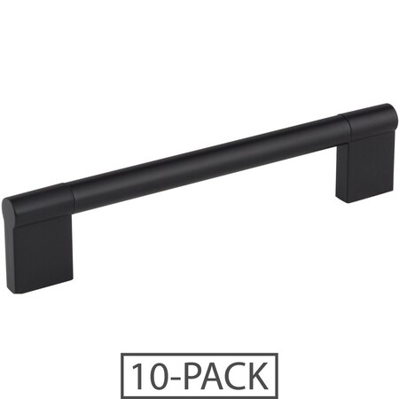 Elements 160 mm Center-to-Center Matte Black Knox Cabinet Bar Pull,  645-160MB-10